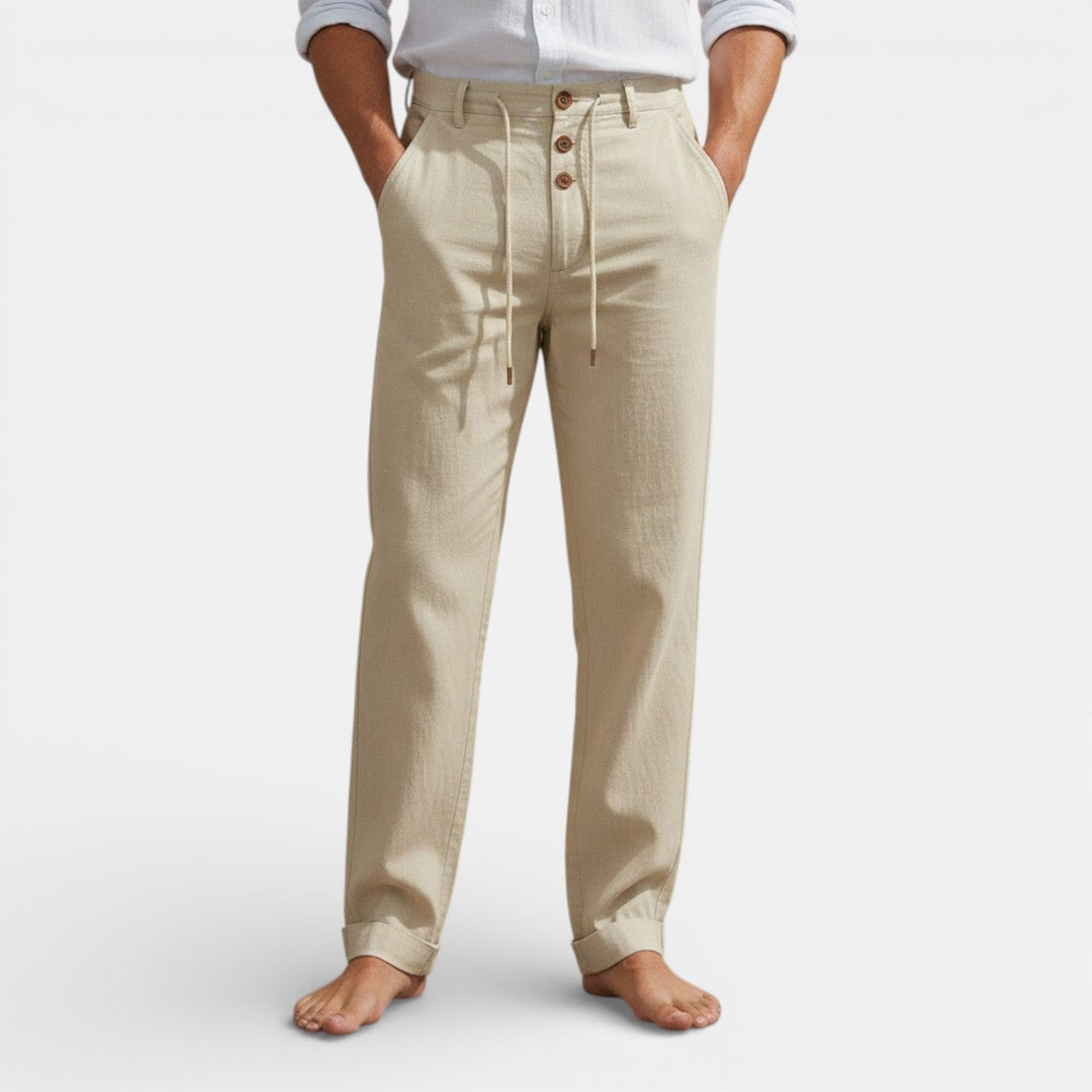Markus Berlin Herren Lockere Hose, Vorderansicht