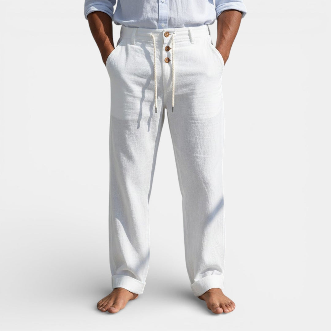 Markus Berlin Herren Lockere Hose, Vorderansicht