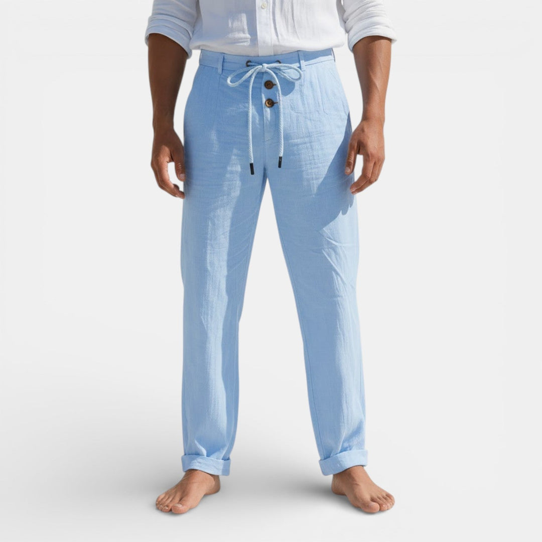 Markus Berlin Herren Lockere Hose, Vorderansicht