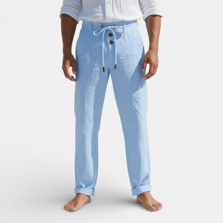 Markus Berlin Herren Lockere Hose, Vorderansicht