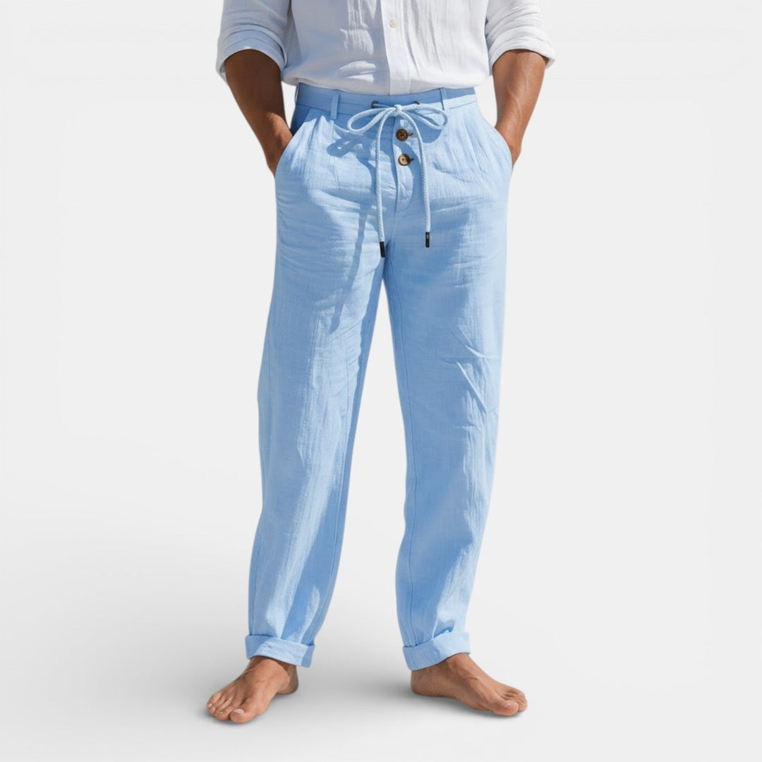 Markus Berlin Herren Lockere Hose, Vorderansicht