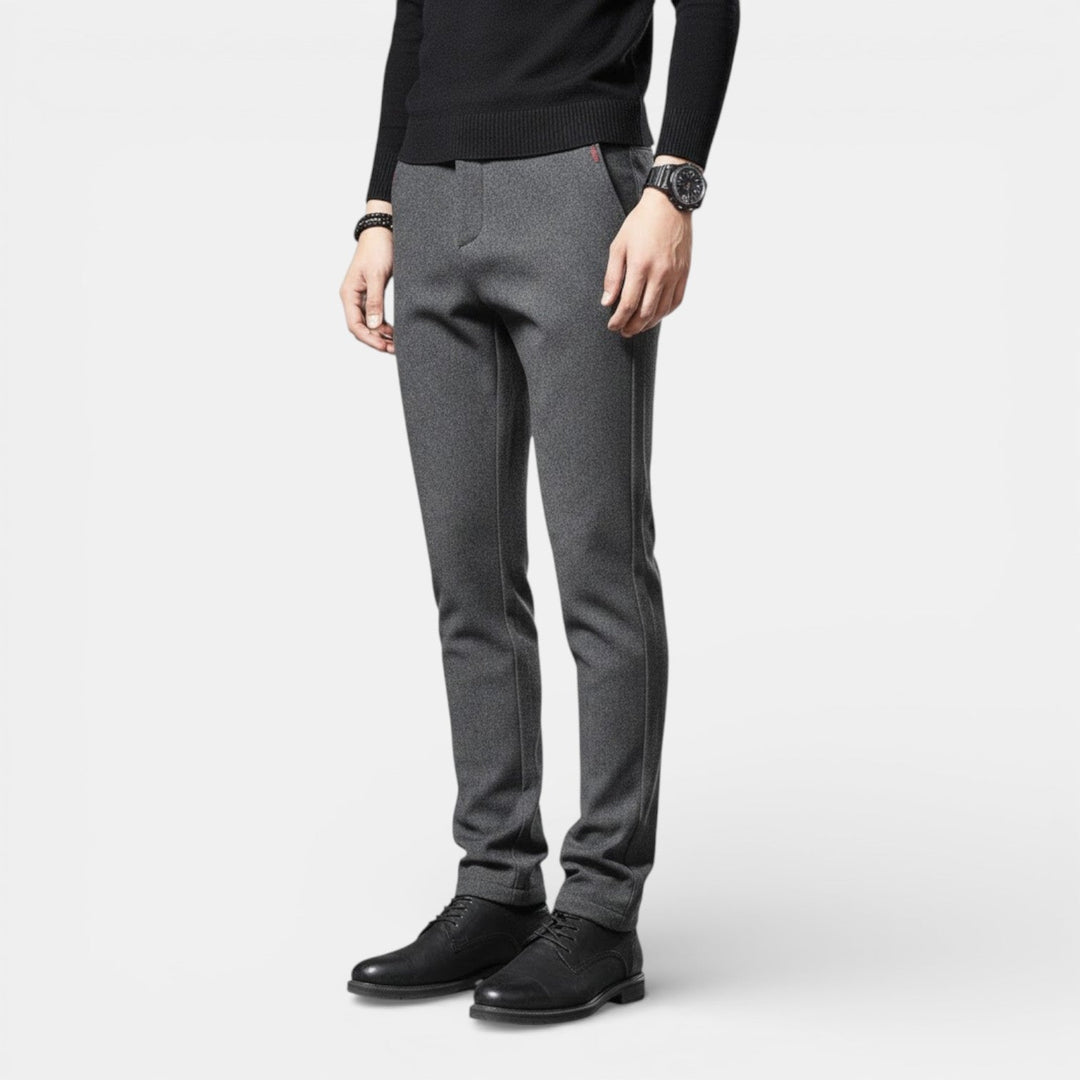 Markus Berlin Herren Schlanke Tapered-Hose, Vorderansicht