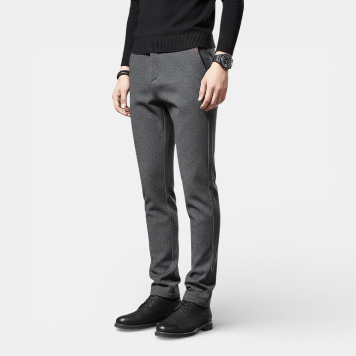 Markus Berlin Herren Schlanke Tapered-Hose, Vorderansicht