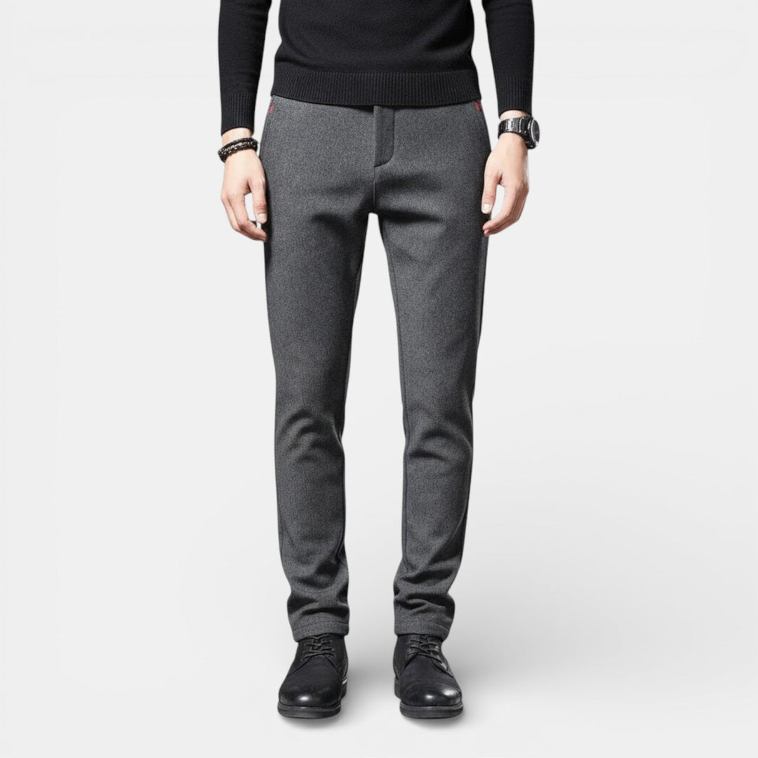 Markus Berlin Herren Schlanke Tapered-Hose, Vorderansicht