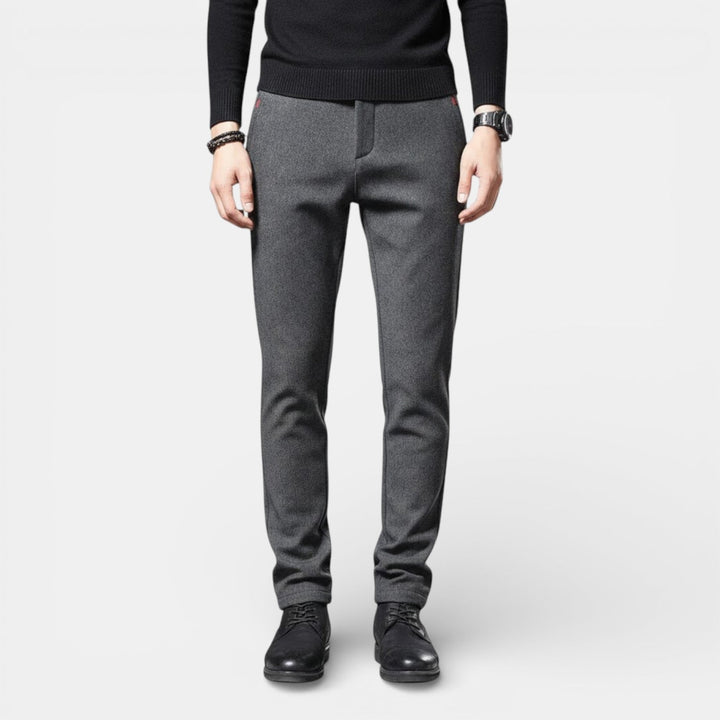 Markus Berlin Herren Schlanke Tapered-Hose, Vorderansicht
