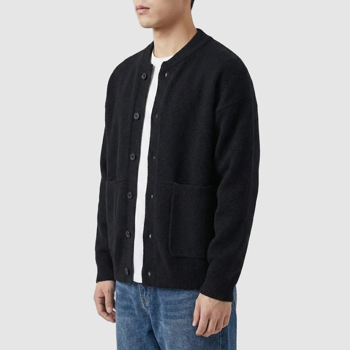 Markus Berlin Herren Strickjacke, Vorderansicht