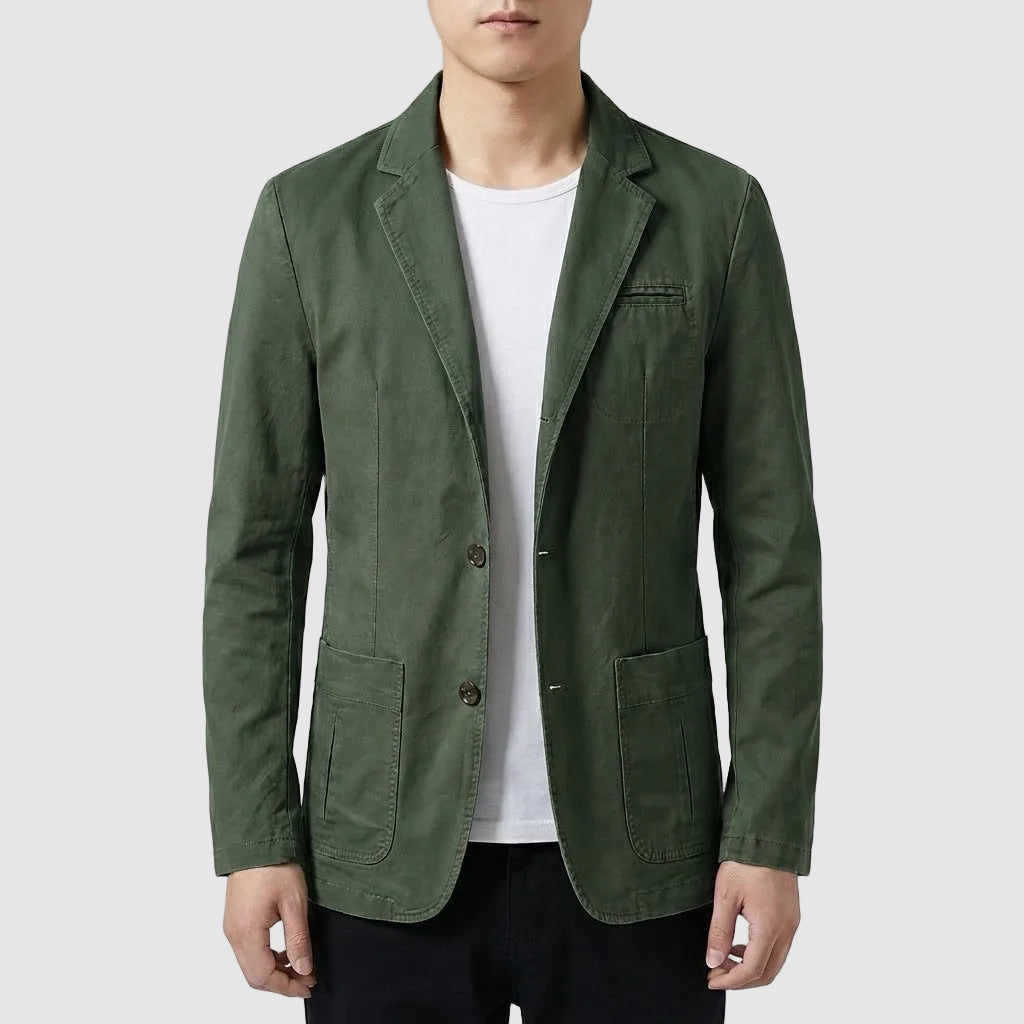 Markus Berlin Herren Business-Blazer, Vorderansicht