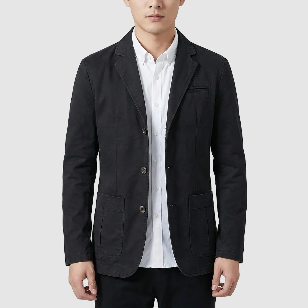 Markus Berlin Herren Business-Blazer, Vorderansicht