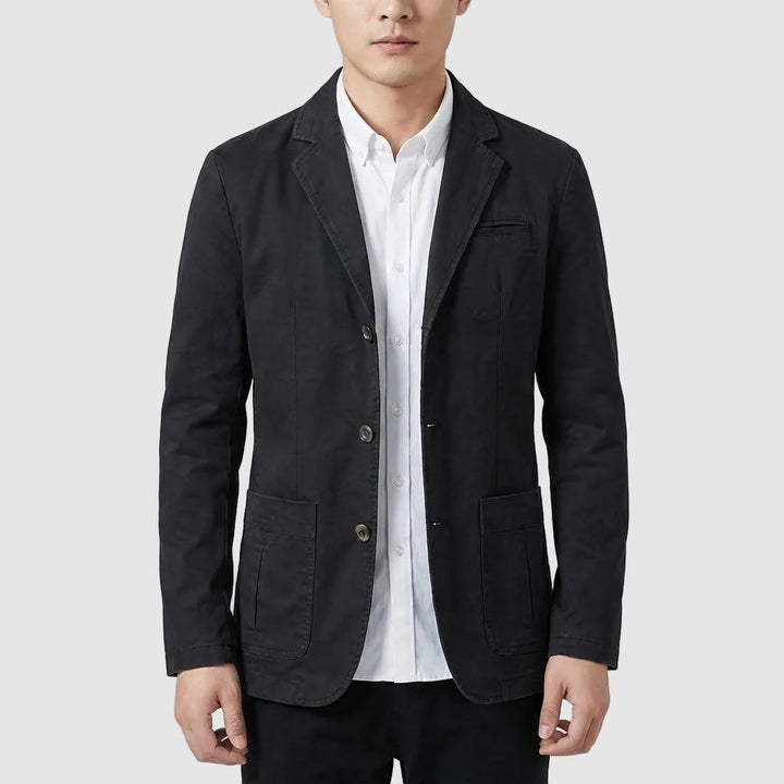 Markus Berlin Herren Business-Blazer, Vorderansicht