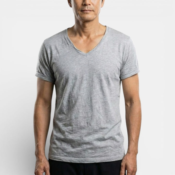 Markus Berlin Herren Ultraweiches Basic-T-Shirt, Vorderansicht
