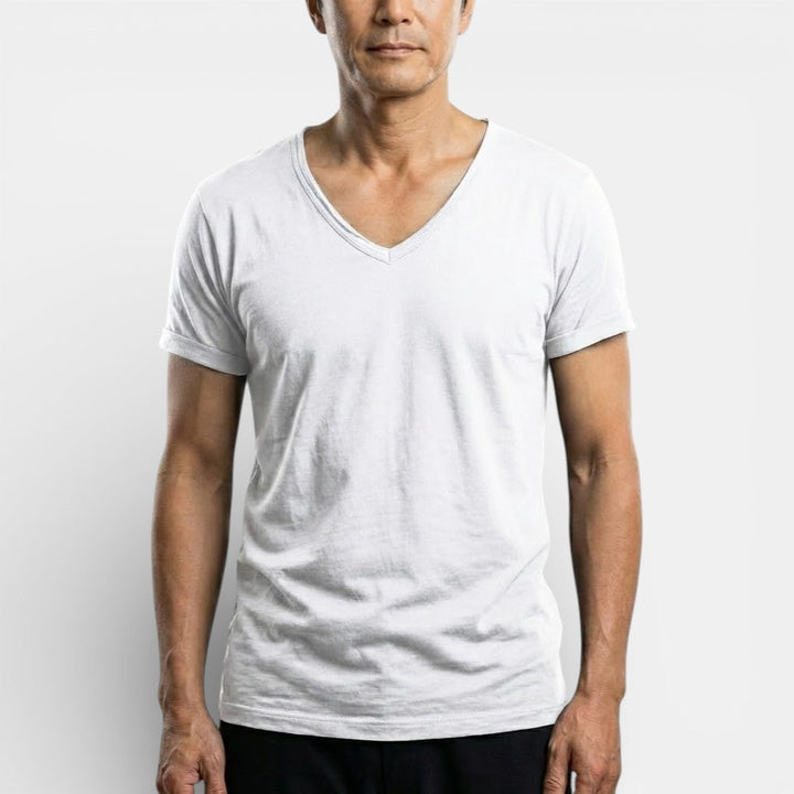 Markus Berlin Herren Ultraweiches Basic-T-Shirt, Vorderansicht