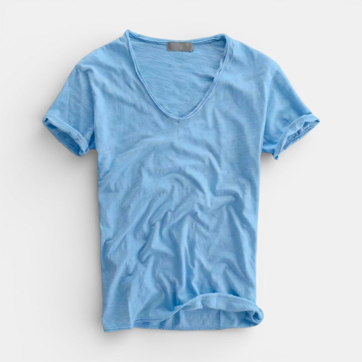 Markus Berlin Herren Ultraweiches Basic-T-Shirt, Vorderansicht