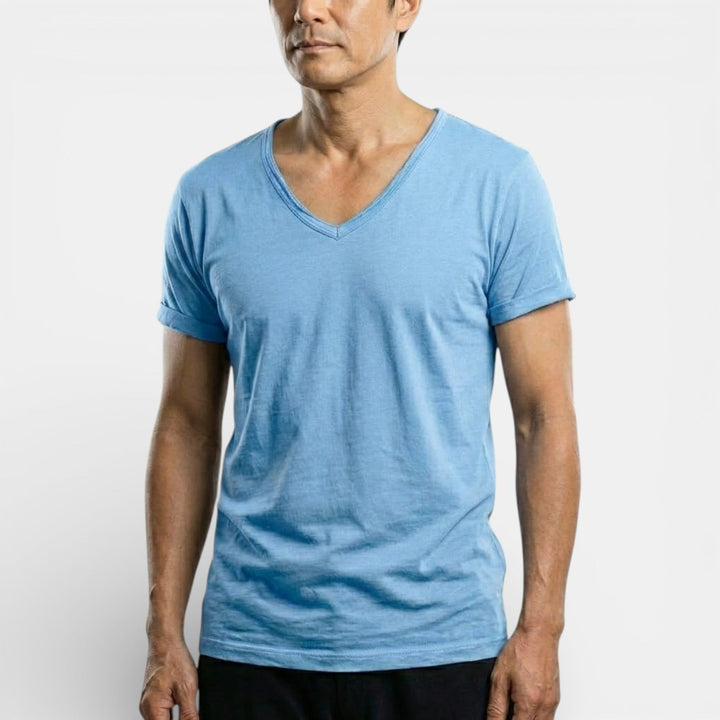 Markus Berlin Herren Ultraweiches Basic-T-Shirt, Vorderansicht