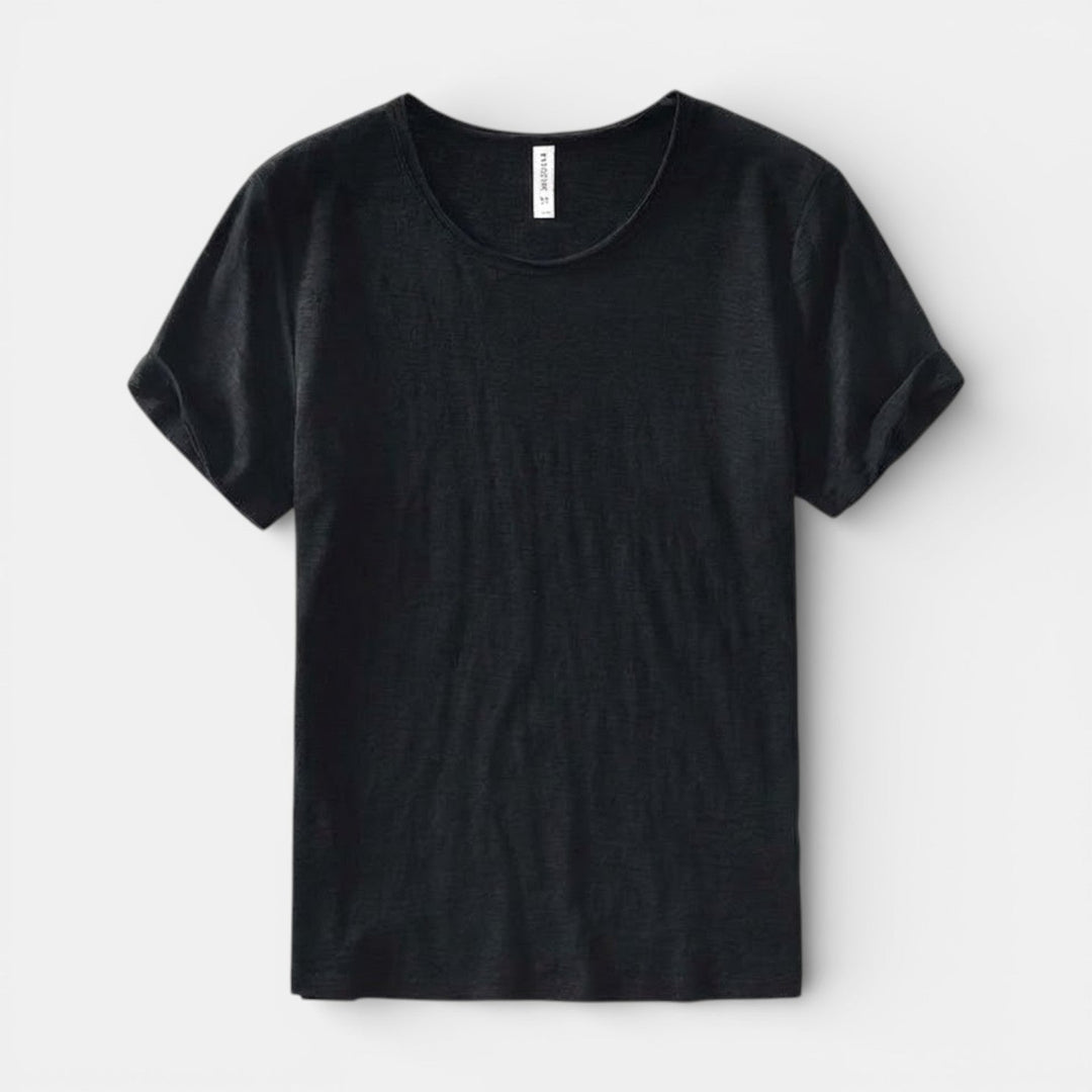 Markus Berlin Herren Basic-T-Shirt mit Rundhals, Vorderansicht