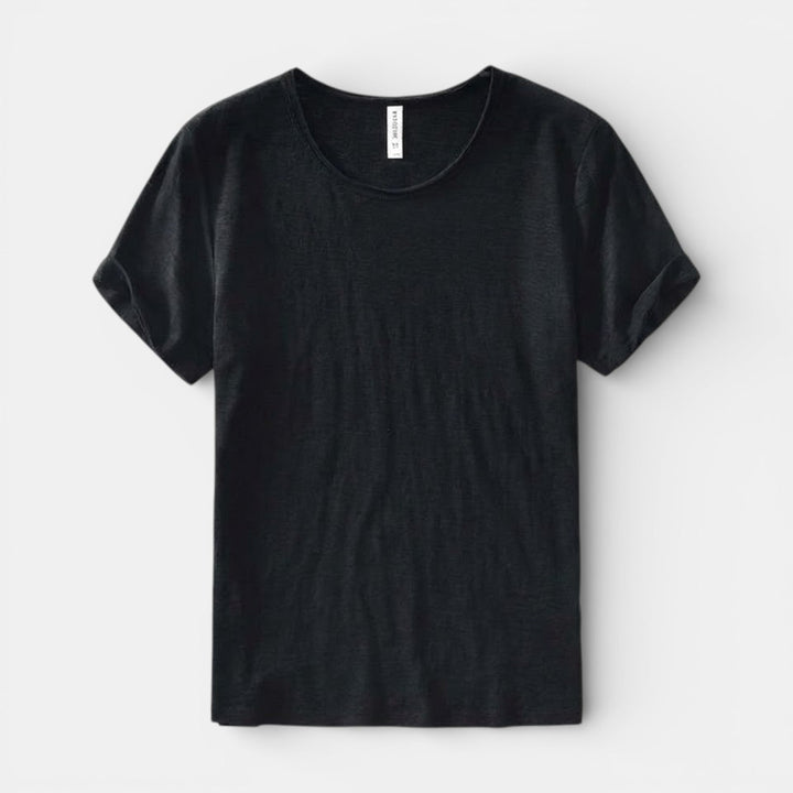 Markus Berlin Herren Basic-T-Shirt mit Rundhals, Vorderansicht
