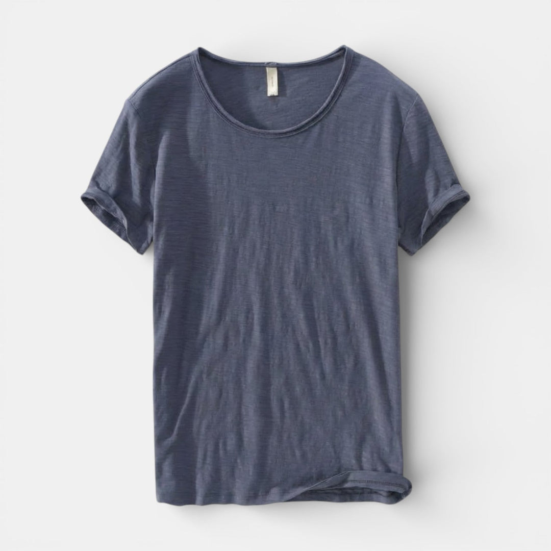 Markus Berlin Herren Basic-T-Shirt mit Rundhals, Vorderansicht