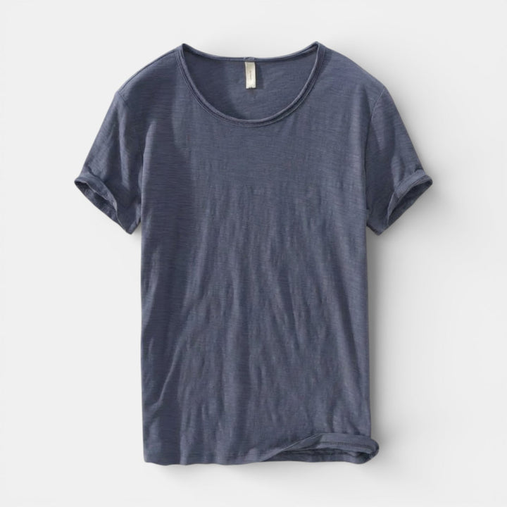 Markus Berlin Herren Basic-T-Shirt mit Rundhals, Vorderansicht