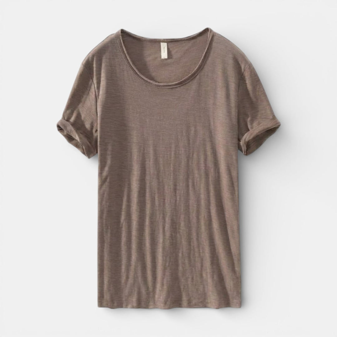 Markus Berlin Herren Basic-T-Shirt mit Rundhals, Vorderansicht