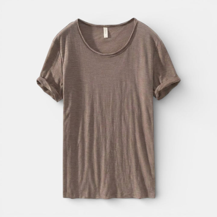 Markus Berlin Herren Basic-T-Shirt mit Rundhals, Vorderansicht