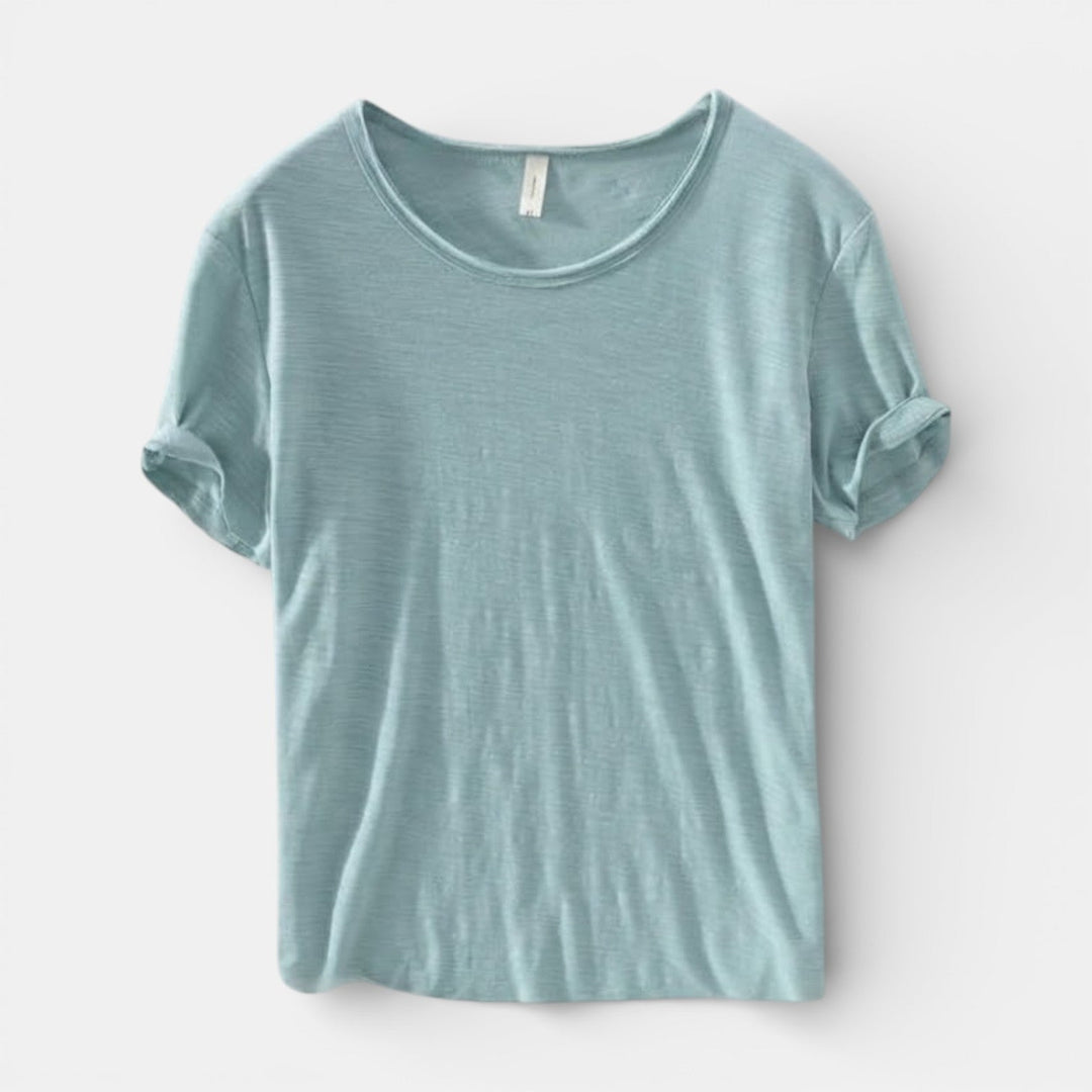 Markus Berlin Herren Basic-T-Shirt mit Rundhals, Vorderansicht