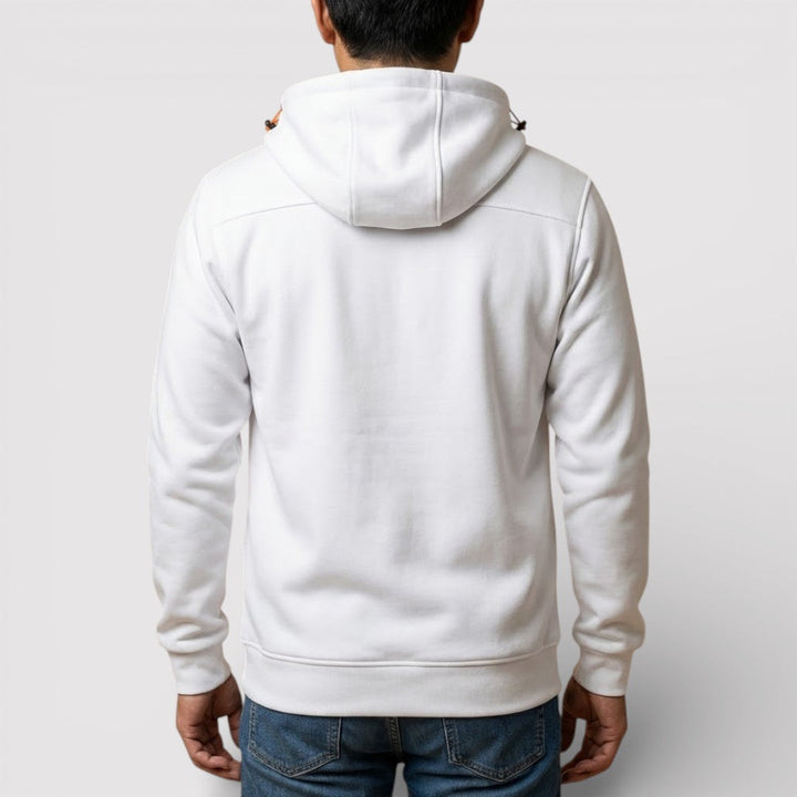 Markus Berlin Herren Zip-Hoodie mit Kapuze, Vorderansicht