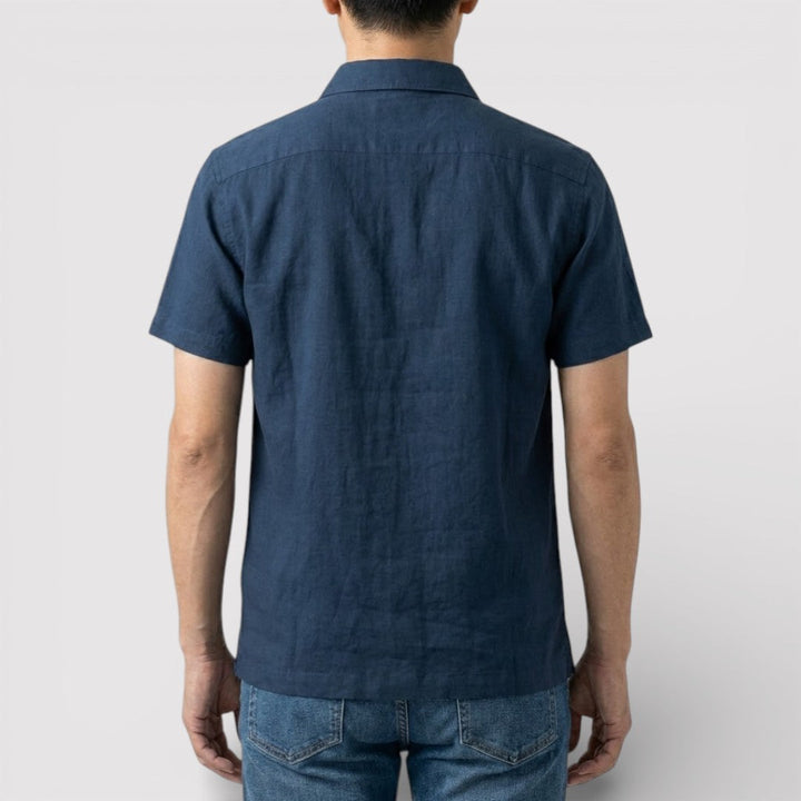 Markus Berlin Herren Poloshirt mit Dreiknopfleiste, Vorderansicht