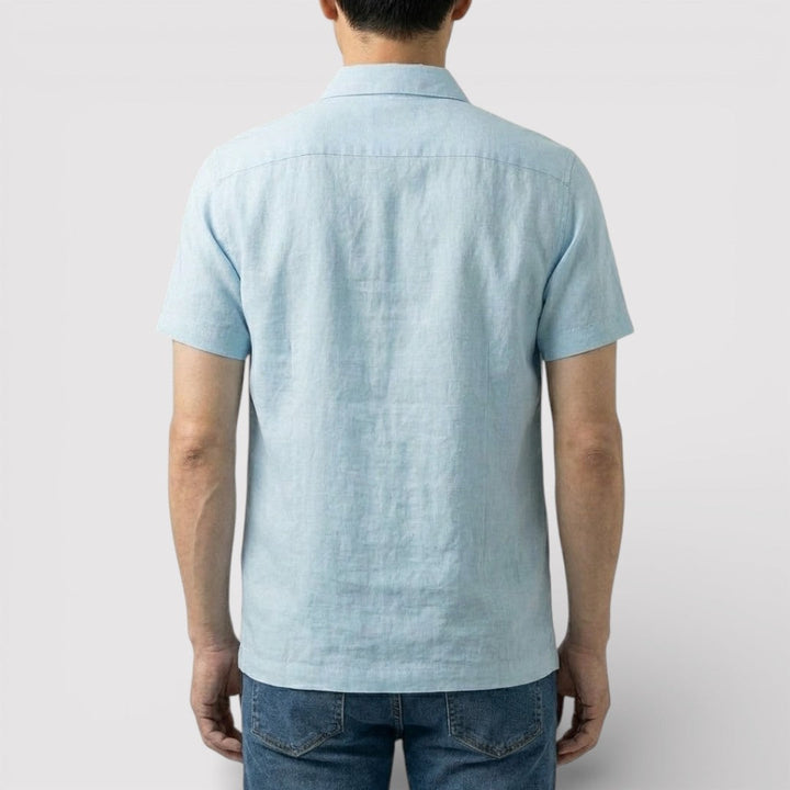Markus Berlin Herren Poloshirt mit Dreiknopfleiste, Vorderansicht