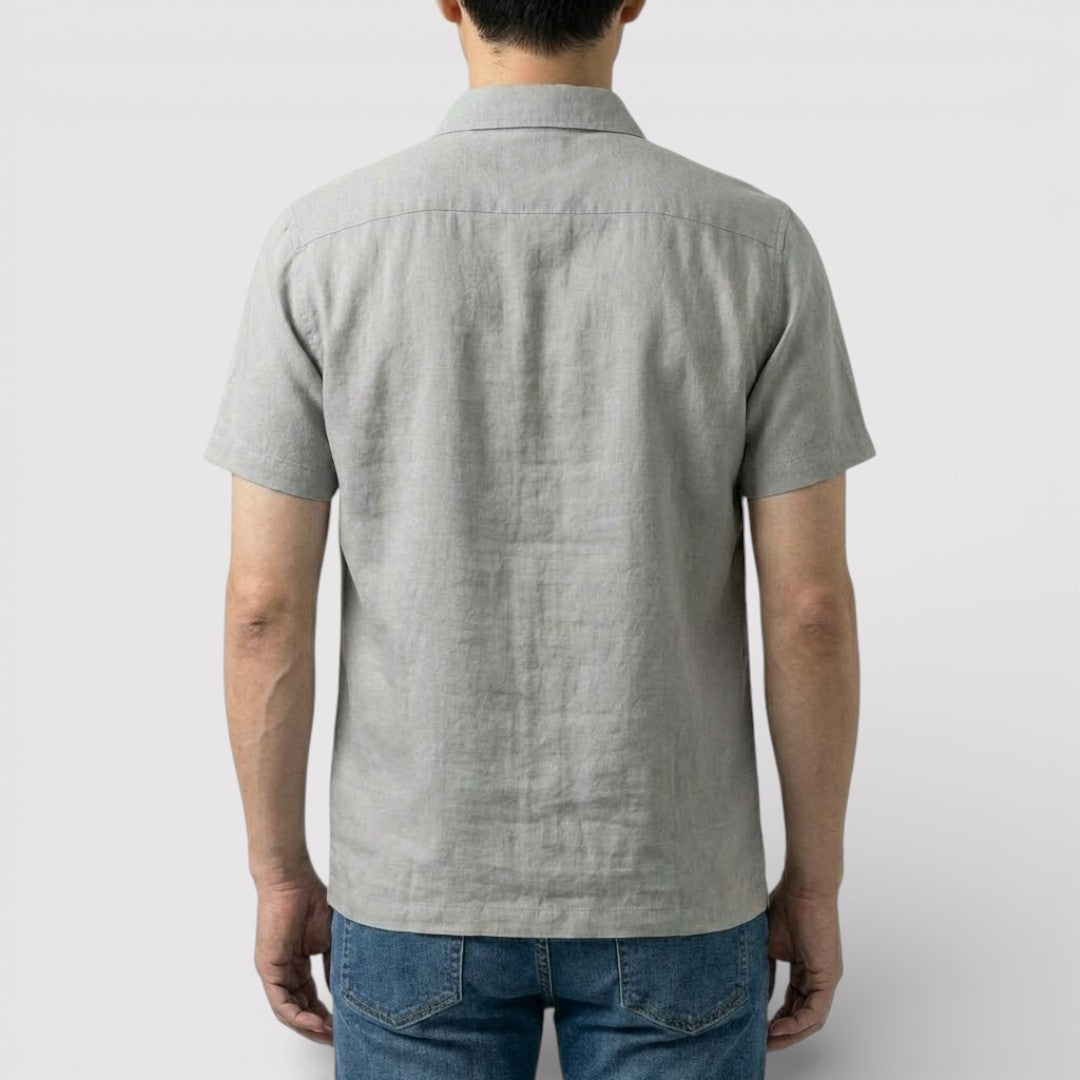 Markus Berlin Herren Poloshirt mit Dreiknopfleiste, Vorderansicht