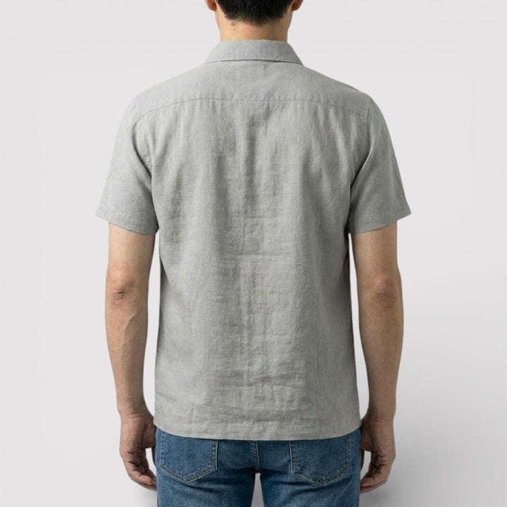 Markus Berlin Herren Poloshirt mit Dreiknopfleiste, Vorderansicht
