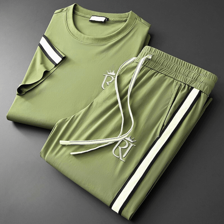 Markus Berlin Herren Shirt-Hosen-Set, Vorderansicht