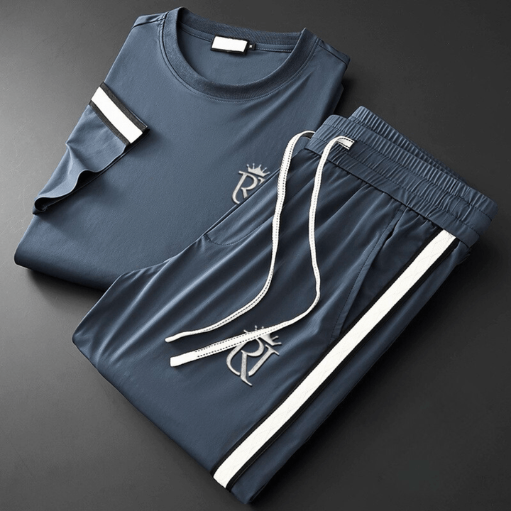 Markus Berlin Herren Shirt-Hosen-Set, Vorderansicht