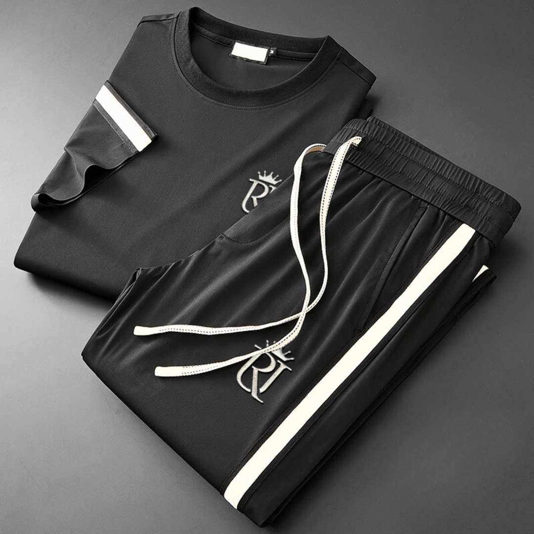 Markus Berlin Herren Shirt-Hosen-Set, Vorderansicht