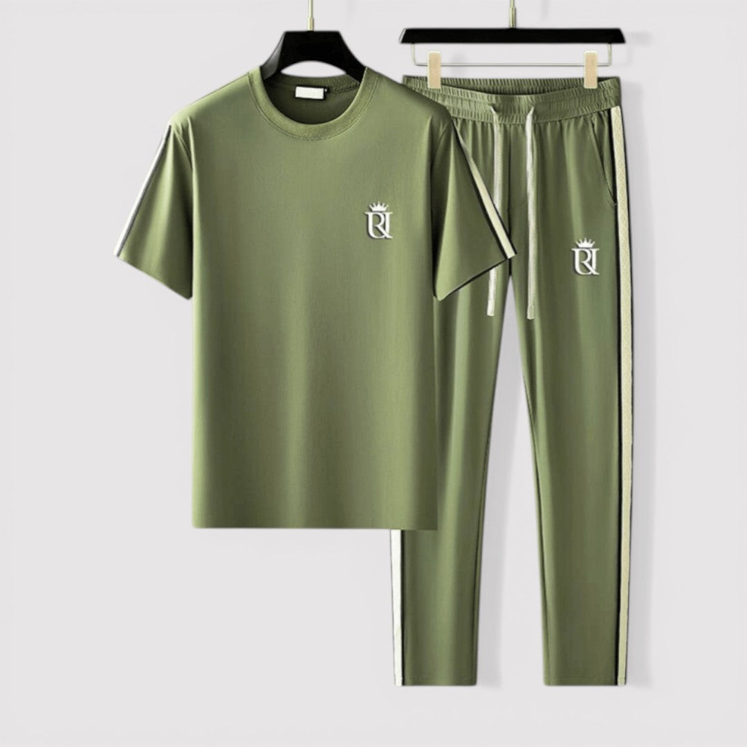 Markus Berlin Herren Shirt-Hosen-Set, Vorderansicht